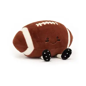 Cute Smiling Sports Plush Collection (Soccer, Basketball, Football) | 11 Inch Soft Stuffed Toys with Legs | Creative Game Decor & Perfect Kids Gift