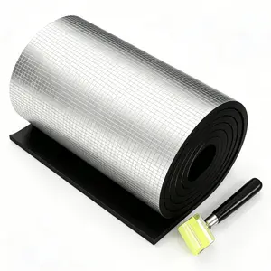80 x 40 inch Car Heat Sound Deadening Insulation Mat, Automobile Sound Deadening & Heat Insulation Material for Auto Hood Engine Roof Door and Trunk,Aluminum Foil Finish