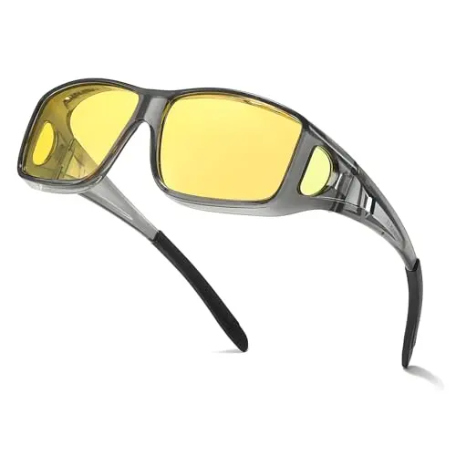 XL Grey frame/yellow lens night vision