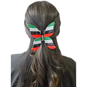 Palestine Hair Clip Red Greeen White Black Hair Claw