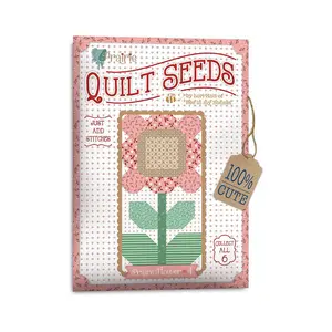 Riley Blake Designs Lori Holt Prairie Flower 4 Quilt Seeds Block Pattern ST-25527