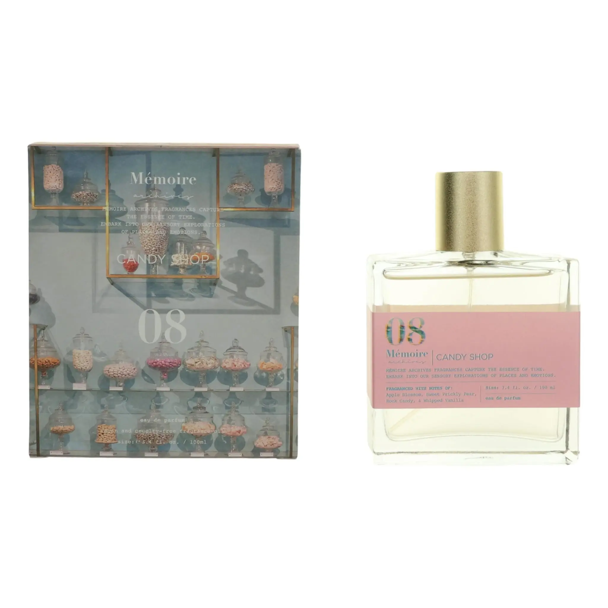 Candy Shop by Memoire Archives, 3.4 oz EDP Spray for Unisex, 3.4 Fl Oz, Sweet Prickly Pear, Vanilla