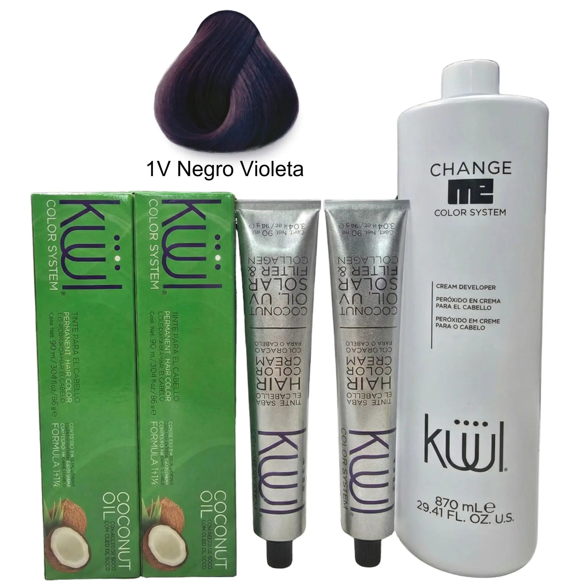 1V Violet Black/Negro Violeta