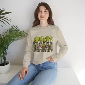 Grinchy MAMA Sweat Shirt for women and you lady's