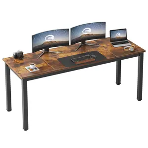 Soges Modern Stylish Computer Desk for Home Office, Wide Simple Multi-scenario Adjustable Desk: Study Writing Desk, Laptop Table, Workstation Business Furniture, Conference Table, Gaming Desk