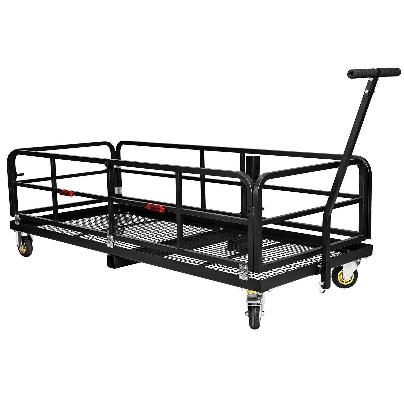 Foldable Hitch Cargo Carrier for 2 Inch Receiver, 500 lb Capacity Heavy Duty Steel Rack, Rust Resistant Coating, Quick Assembly, Fits SUV, Pickup, Trailer, RV, Perfect for Camping and Road Trips