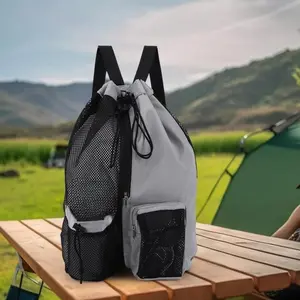 Fashion Mesh Backpack, Waterproof Breathable Lightweight Durable Multifunctional Large Capacity, Ideal for Outdoor Activities