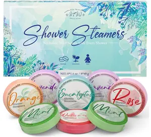 Shower Steamers Aromatherapy 8 Pack - Gifts for Women, Shower Bombs with Essential Oils, Self Care and Stress Relief Stocking Stuffers, Relaxation Birthday Gifts for Women and Men