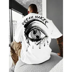 High-Quality Men's Plus Size Short Sleeve Crewneck T-Shirt, Stylish Printed Casual for Summer, Fashionable Streetwear & Outdoor Wear Sweatshirt, Hoodie, Comfort Colors