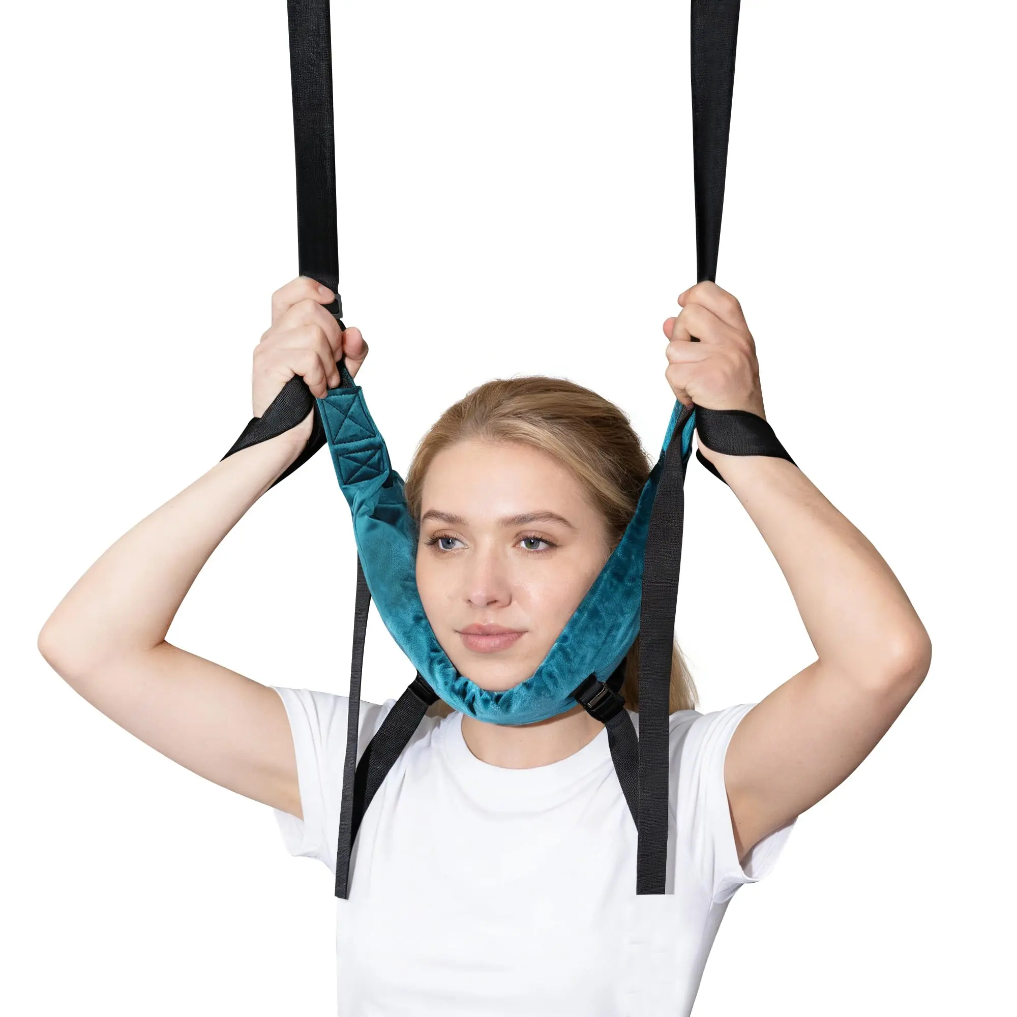 Cervical Traction Hammock, Portable Adjustable Tension Portable Massage Device for Spine Relief, Support & Decompression, Ideal for Adult Home Physical Therapy & Office Use, Portable Massage Devices