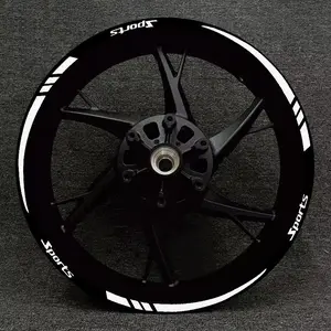 Car Wheel Sticker, Reflective Car Wheel Decal, Motorcycle Wheel Sticker, Automotive Car Exterior Decoration Accessories