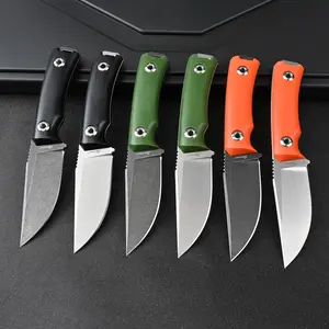 SDOKEDC Knives Fixed Blade Knife Survival Knife with Sheath G10 Handle for Men EDC Camping Outdoor