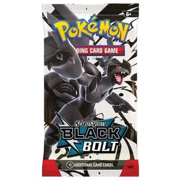 (1) Black Bolt Sealed Pokemon Pack - RIPPED LIVE