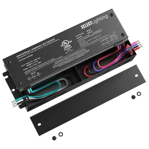 12V Dimmable Driver, 4-in-1 (ELV, MLV, 0-10V, TRIAC), IP65 Waterproof, Class 2 for LED Tape Installation, Adaptive Dimming, Various Wattages for Architectural, Hospitality & Retail