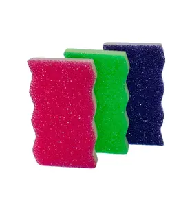 All Purpose Scrub + Wipe Sponges, 3ct