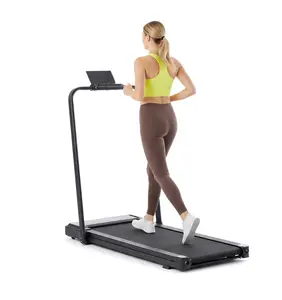 3-in-1 Compact Under Desk Treadmill, Quiet Walking Pad for Home & Office, 2.25HP Motor, Remote Control, LED Display, 200 lbs,(Silver/Black)