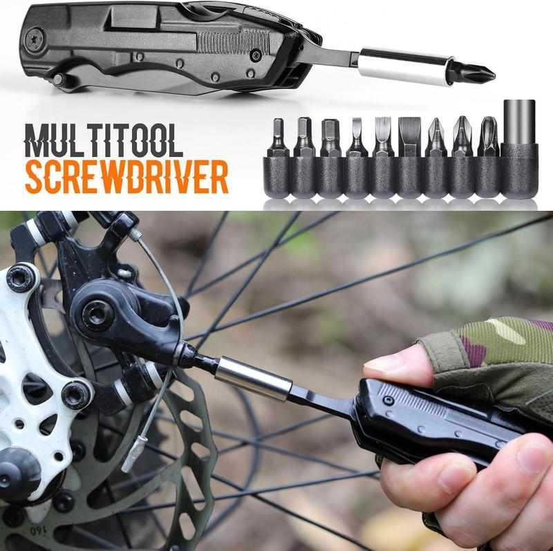 AWEE Men's Gift, Gifts for Men Him Dad, Pocket Multitool tool, Christmas Stocking Stuffers for Men, Anniversary Birthday Gifts for Husband, Boyfriend, Guy, Groomsmen, Fathers Day, Gadget for Hiking, Camping, Outdoor