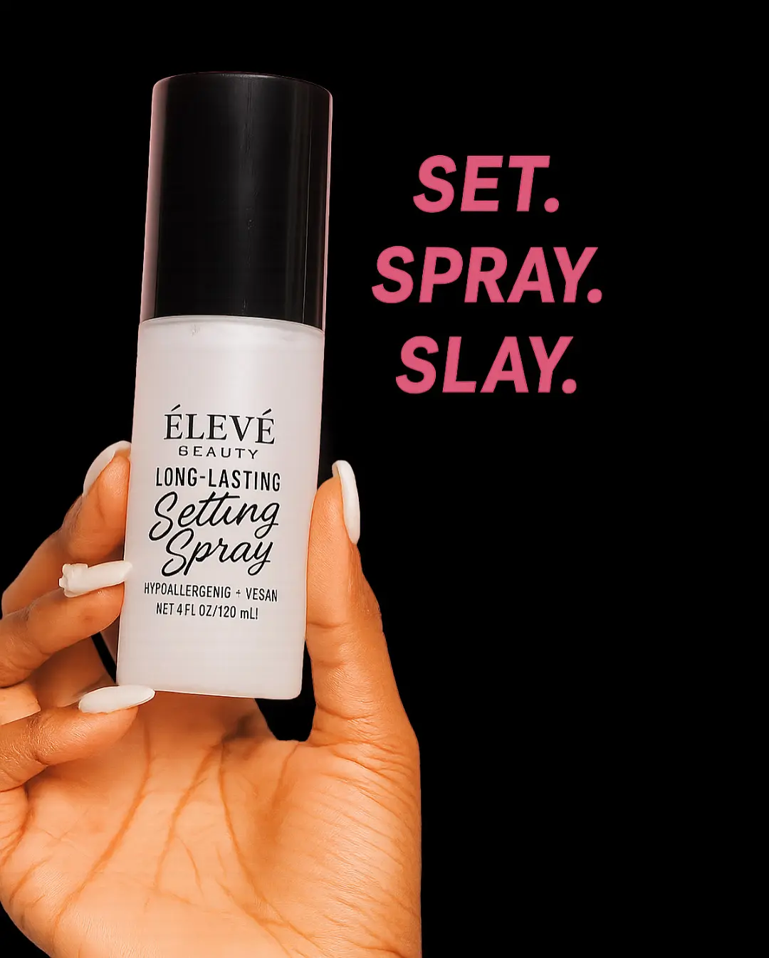 Élevé Beauty The Final Touch Long Lasting Setting Spray - Matte, Hypoallergenic & Vegan Makeup Finishing Spray 4 oz