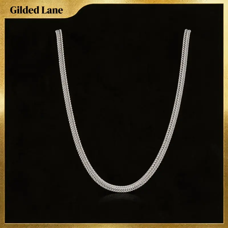 925 Silver Rope Chain Lobster Clasp 6mm Silver Chain for Men Women silver-plated Necklace Chain 20-24 Inches