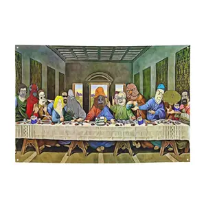 Large-scale Leitz-style mural banners, suitable for art exhibitions, café gatherings, and modern social events