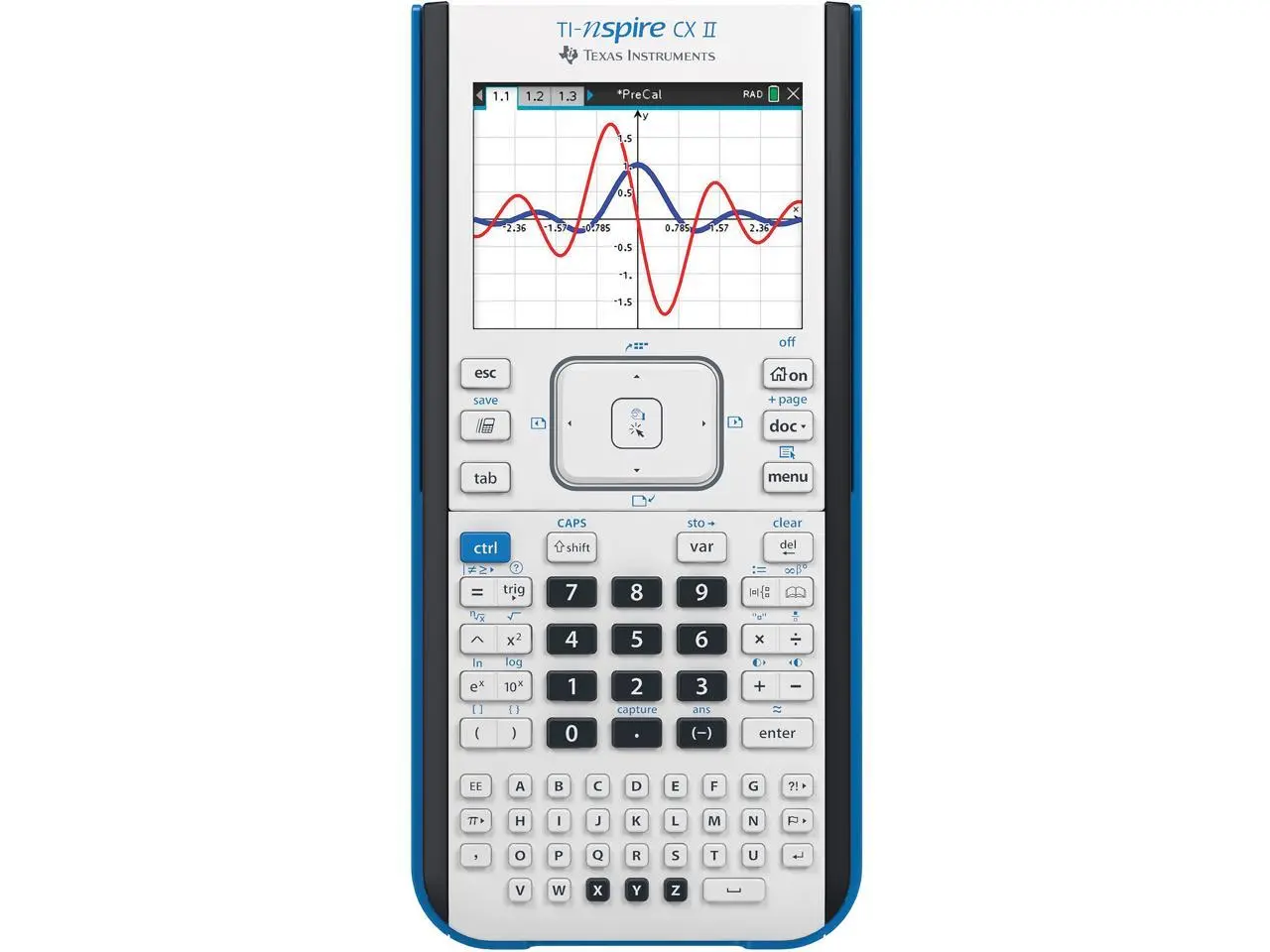 Texas Instruments NSPIRECXII Nspire CX II Graphing Calculator Texas Instruments NSPIRECXII Nspire CX II Graphing Calculator