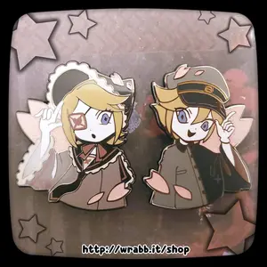 Senbonzakura Rin and Len Enamel Pin