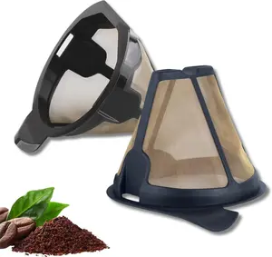  Coffee filter, cone coffee filter, coffee filter mesh, coffee accessories, reusable