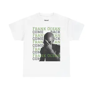 Frank Ocean Come Back 100% Heavy Cotton Tee - Music Fan Shirt, Gift for Music Lovers, Casual Wear, Statement T-Shirt