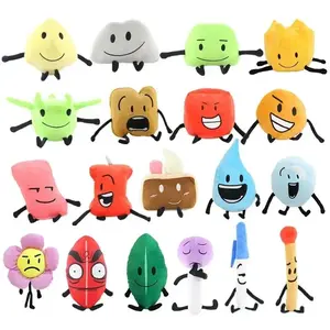 Battle for Dream Island Plush Toy BFDI Leafy Firey Flower Waterdrop Bubble Plushies Figure Stuffed Dolls Kids Birthday Gifts