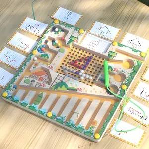 Fun Magnetic Maze Toy: Color Sorting, Focus Training, and Brain Development Game for Kids – Perfect Gift for Birthdays, Halloween, or Christmas