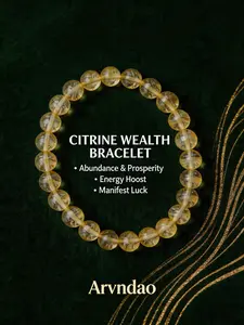 Citrine Wealth Bracelet: Natural Merchant's Stone for Prosperity