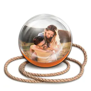 Peledic 2.7" DIY Video & Audio Crystal Ball – Customizable Electronic Display Sphere – Plays Your Own Videos & Music – Unique Gift for Couples & Pet Lovers