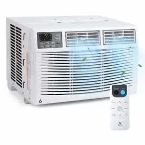 10000 Btu Window Air Conditioner for Home Windows, Window-Mounted Window Ac Unit with Remote & App Control, Sleep, Timer Modes, Ideal for Rooms Up to 450 Square Feet, Low Noise