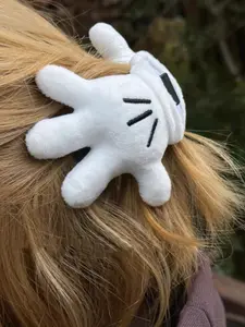 Fluffy Three-Dimensional Palm Hair Clip, Cute Exaggerated Fluffy Hairpin, Hair Accessory Gift, Head Accessory, Hair Grab, Fluffy Texture