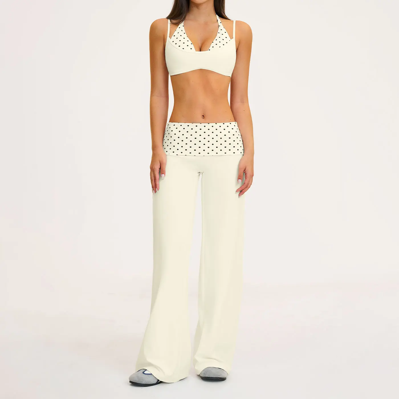 Off-white black polka dots