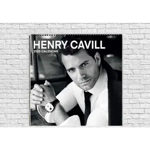 Soft Cactus Henry Cavill 2025 Calendar Wall Calendars Wall Hanging Calendar