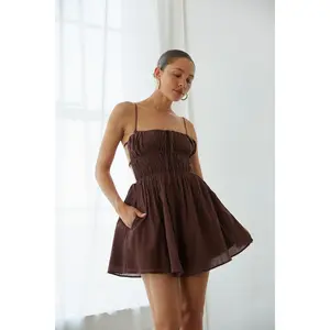 Eliza Open Back Mini Dress
