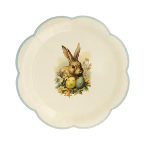 Vintage Easter Paper Plate