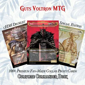 ️ GUTS VOLTRON MTG PROXY COMMANDER DECK +129 Cards – PREMIUM COLLECTOR SET