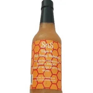The Triple H Sauce Hot Honey Habanero - Premium 10oz Bottle for Versatile Flavor