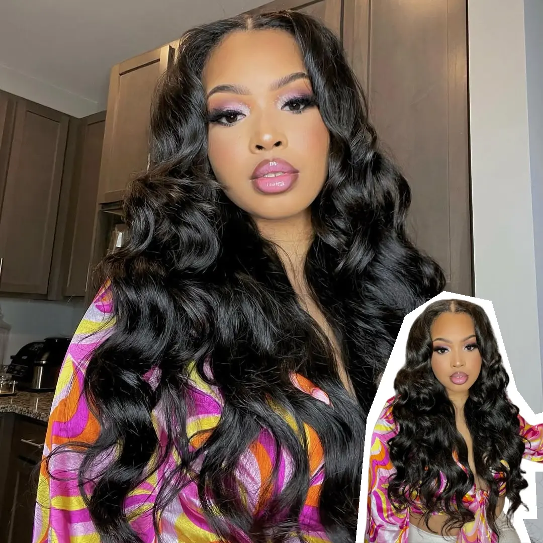 AliPearl Wigs LooseBody Wave Glueless 5x7 Lace Closure Wigs Ready to Go Natural Black Pre Cut Pre Plucked Wig Human Hair #TikTokShopBackToSchool #SoHoChic