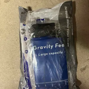 Emergency Survival Water Straws, 1 Set Portable Water Filter, Lightweight Reusable Water Filter for Camping, Hiking, Travel, Biking, Outdoor Adventures #TOP PICKS, Camping Supplies