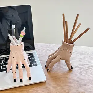 Creative Horror Hand Multi-Functional Pen Holder, Office Desk Book Desktop High-Quality Storage Decorative Ornament Display Piece, Office Desk Accessories
