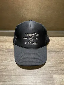 Cipriani Trucker Style with Rope on Black Snapback Hat