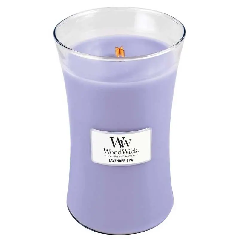 LAVENDER SPA - WoodWick 22oz Large Jar Candle Burns 180 Hours