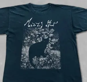 Reprint 1990 Early Mazzy Star Cat Baby Tee