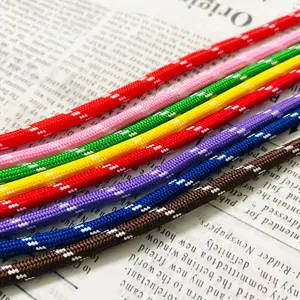 Multicolor Umbrella Rope Handmade Braided Bag Strap, DIY Craft Supplies, Style Pendant Bracelet Charm, Creative Accessory Making Kit