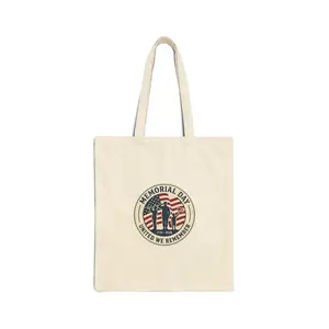 Memorial Day USA 250 Canvas Tote | 1776–2026 Vintage Distressed Americana