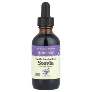 NuNaturals Stevia, Alcohol Free, Vanilla, 2 fl oz (59 ml)