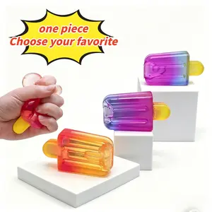 High-Design Ice Pop Shape Stress Relief Toy, Squishies, Soft Texture Anxiety Relief, Sensory Fidget Relief, Hand Strength Trainer, Party Gift, Birthday Present